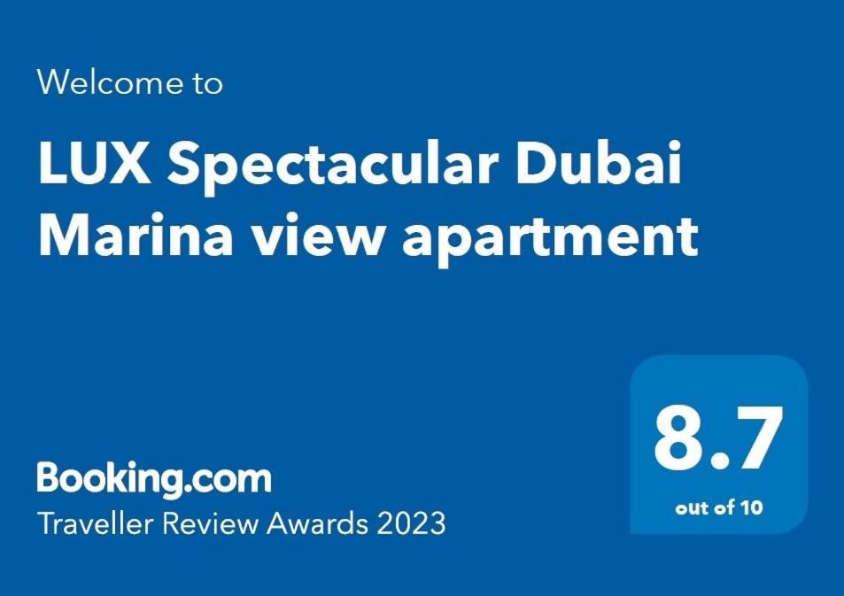 Lux Spectacular Dubai Marina View Apartment Экстерьер фото